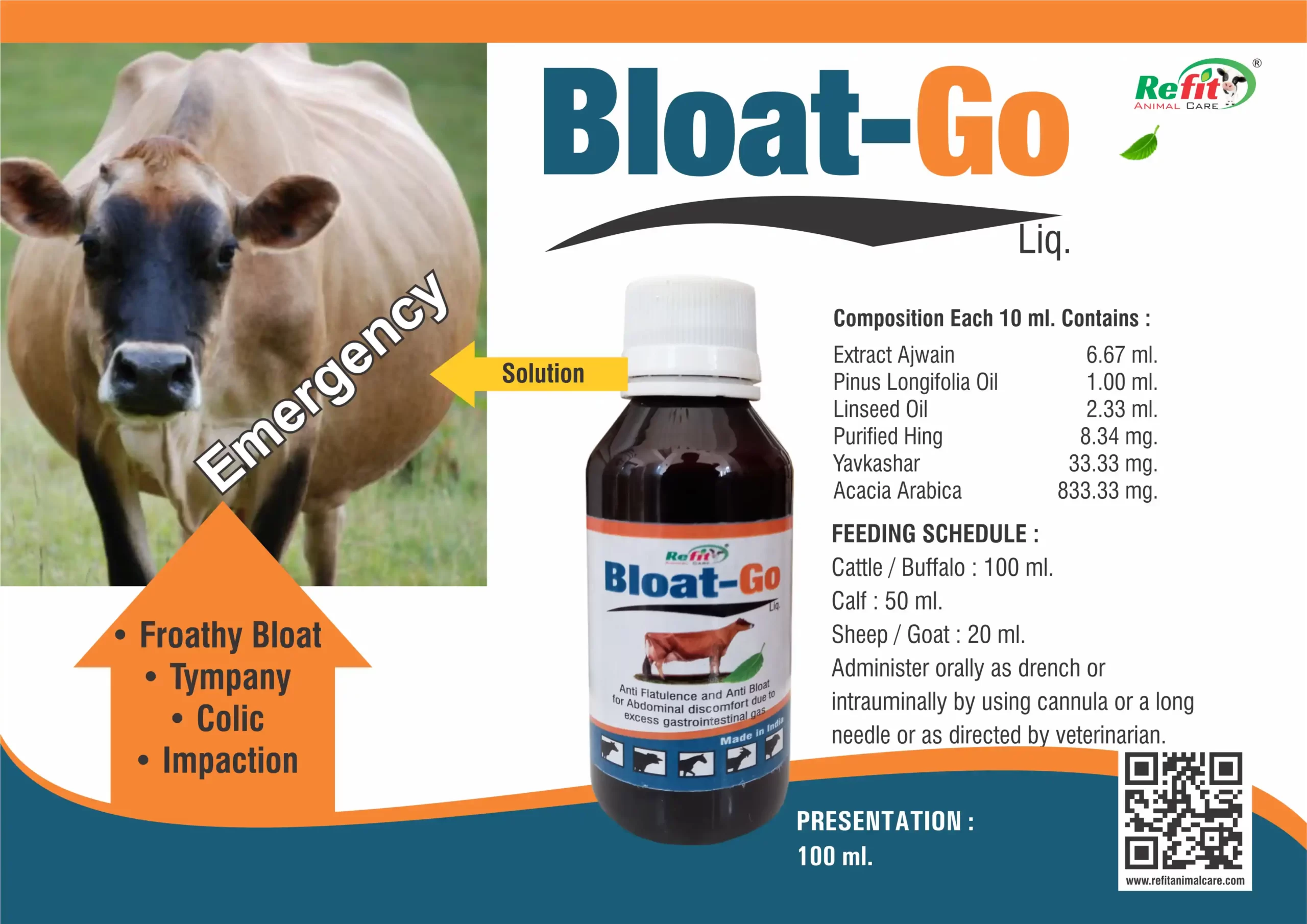 BLOAT-GO - Anti Bloating Supplements for Cattle in INDIA