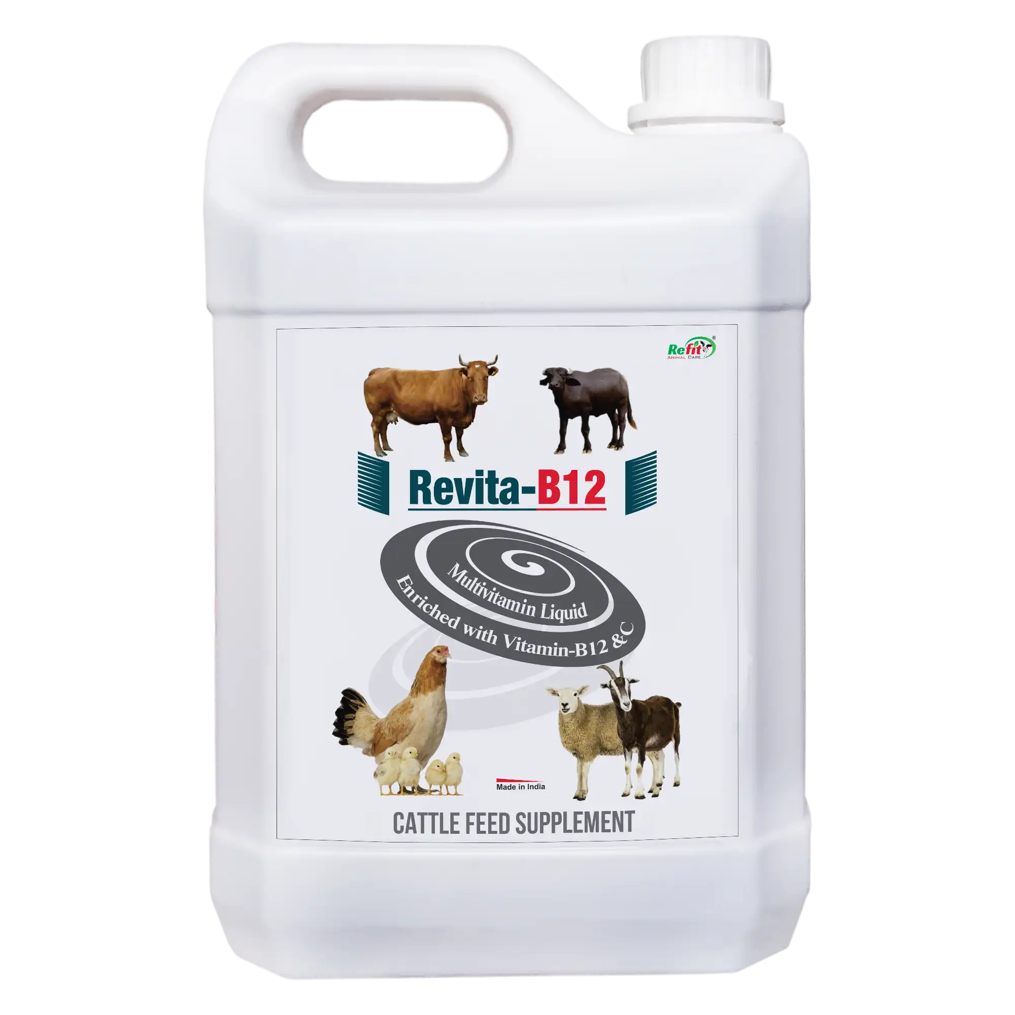 REVITA-B12 - Vitamin B12 Supplement For Cattle & Poultry | INDIA